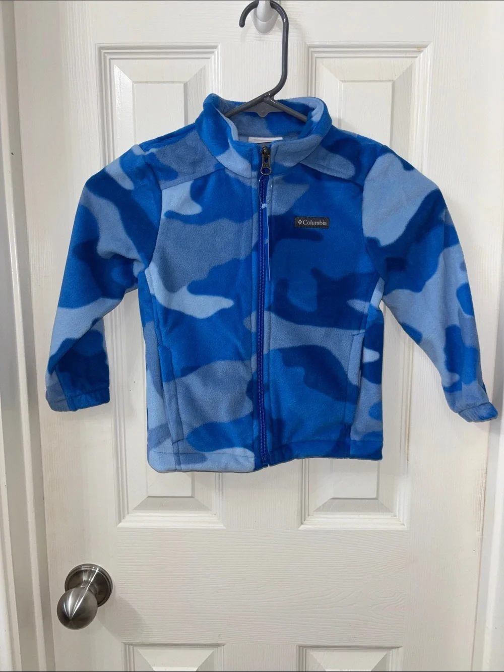 Columbia Blue Camo Kids' Fleece Jacket